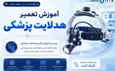 دوره آنلاین آموزش تعمیر هدلایت پزشکی معرفی، کاربری و تعمیر چراغ پیشانی-آموزش تعمیرات تجهیزات پزشکی و دندانپزشکی
